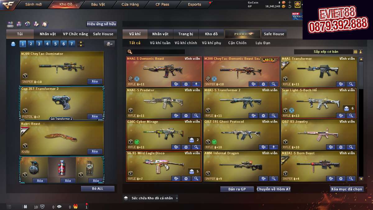 shop acc cf uy tin gia re